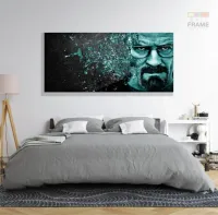Quadro Decorativo Braking Bad Filme em Tecido Canvas 130x60 - Foto 6