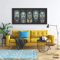 Quadro Decorativo Braking Bad Série 130x60 em Tecido Canvas sala - Foto 7