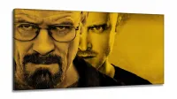 Quadro Decorativo Breaking Bad 130x60 em Tecido Canvas  sala
