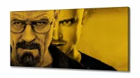 Quadro Decorativo Breaking Bad 130x60 em Tecido Canvas  sala - Foto 2