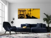 Quadro Decorativo Breaking Bad 130x60 em Tecido Canvas  sala - Foto 5