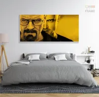 Quadro Decorativo Breaking Bad 130x60 em Tecido Canvas  sala - Foto 6