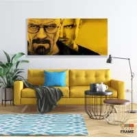 Quadro Decorativo Breaking Bad 130x60 em Tecido Canvas  sala - Foto 7