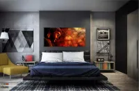 Quadro Decorativo Buda Mistico 130x60 em Tecido Canvas - Foto 4