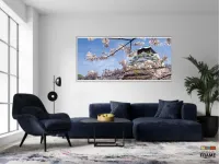 Quadro Decorativo Cerejeira do Japão 130x60 em Tecido Canvas - Foto 5