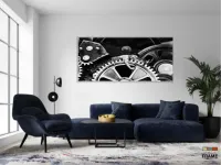 Quadro Decorativo Charlie Chaplin em Tecido Canvas 130x60 cm - Foto 5