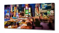 Quadro Decorativo Cidade Nova York 130x60 em Tecido Canvas - Foto 2
