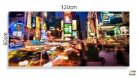 Quadro Decorativo Cidade Nova York 130x60 em Tecido Canvas - Foto 3
