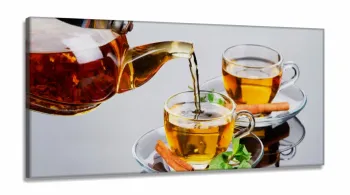 Quadro Decorativo Comidas Bebidas Restaurantes Bolos em Tecido Canvas 130x60