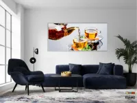 Quadro Decorativo Comidas Bebidas Restaurantes Bolos em Tecido Canvas 130x60 - Foto 5