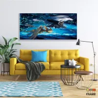 Quadro Decorativo Como Treinar Seu Dragao 130x60 em Tecido Canvas - Foto 7