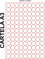  Cartela A3 de etiquetas - Foto 2