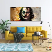 Quadro Decorativo Coringa Joker 130x60 em Tecido Canvas - Foto 7