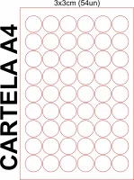 Cartela A4 de etiquetas - Foto 3