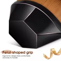 Pincel de Maquiagem Kabuki Hexagonal para base Líquida, Cremosa, em Pó, BB creams e Blush  - Foto 3