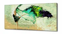 Quadro Decorativo Dança em Tecido Canvas 130x60  em tecido - Foto 2