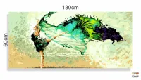 Quadro Decorativo Dança em Tecido Canvas 130x60  em tecido - Foto 3