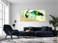 Quadro Decorativo Dança em Tecido Canvas 130x60  em tecido - Foto 5