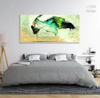 Quadro Decorativo Dança em Tecido Canvas 130x60  em tecido - Foto 6