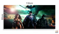 Quadro Decorativo DC Comics em Tecido Canvas 130x60  cm em tecido - Foto 3