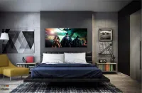 Quadro Decorativo DC Comics em Tecido Canvas 130x60  cm em tecido - Foto 4