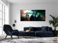 Quadro Decorativo DC Comics em Tecido Canvas 130x60  cm em tecido - Foto 5