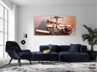 Quadro Decorativo Direito Advocacia 130x60 Sala Quarto em Tecido Canvas - Foto 5