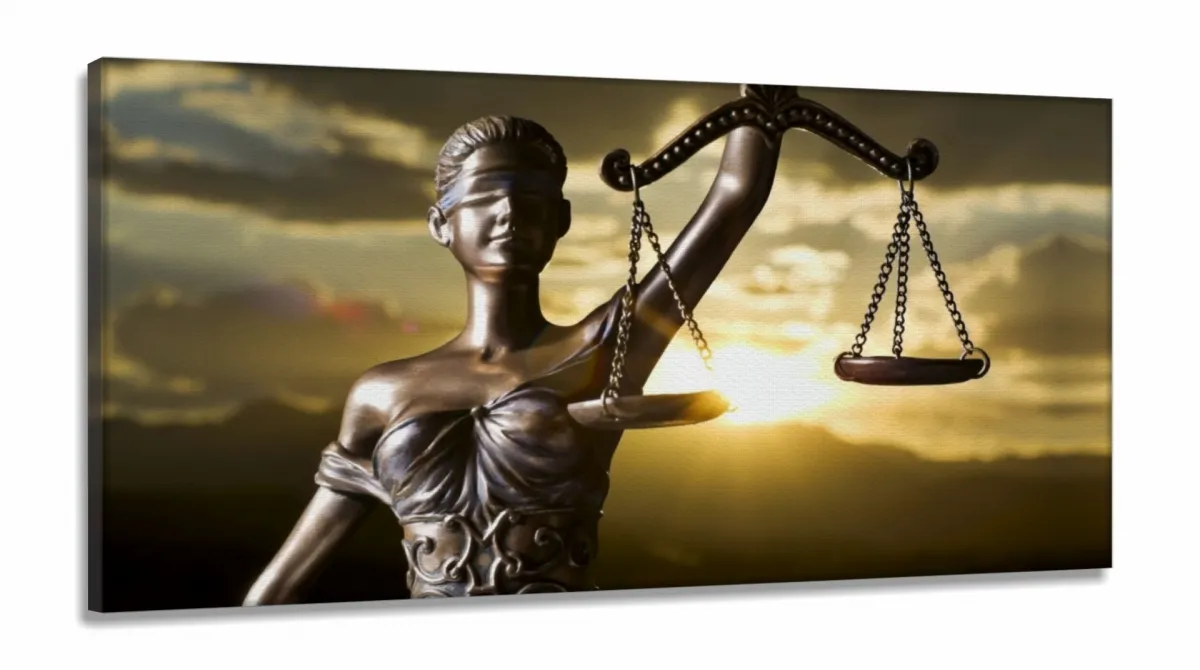 Quadro decorativo Escritórios - Advocacia - em Tecido Canvas 130x60 Imagem