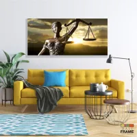 Quadro decorativo Escritórios - Advocacia - em Tecido Canvas 130x60 - Foto 7