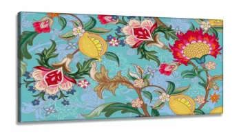 Quadro Decorativo Estilo Japones em Tecido Canvas 130x60 cm