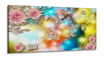 Quadro Decorativo Estilo Japones em tecido em Tecido canvas 130x60