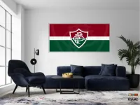 Quadro decorativo Fluminense com em Tecido Canvas 130x60 - Foto 5