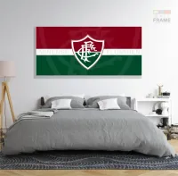 Quadro decorativo Fluminense com em Tecido Canvas 130x60 - Foto 6