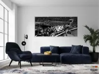 Quadro decorativo Foo Fighters Show - em Tecido Canvas  130x60 - Foto 5