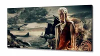 Quadro Decorativo Game of Thrones em Tecido Canvas 130x60 - Foto 2