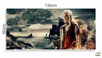 Quadro Decorativo Game of Thrones em Tecido Canvas 130x60 - Foto 3