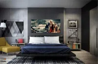 Quadro Decorativo Game of Thrones em Tecido Canvas 130x60 - Foto 4