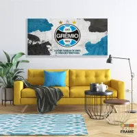 Quadro Decorativo Gremio Futebol em Tecido Canvas 130x60 - Foto 7