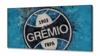 Quadro Decorativo Grêmio Futebol em Tecido Canvas em Tecido Canvas 130x60 - Foto 2