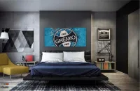 Quadro Decorativo Grêmio Futebol em Tecido Canvas em Tecido Canvas 130x60 - Foto 4