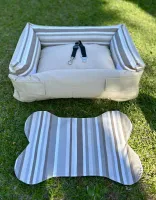 KIT - Cama/Protetor para o sofá/carro 3 em 1 IMPERMEÁVEL + Tapete americano + Cinto - Foto 4