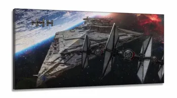 Quadro Decorativo Guerra nas Estrelas M01 em Tecido Canvas 130x60