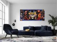 Quadro Decorativo Guns N Roses em Tecido Canvas 130x60 - Foto 5