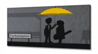 Quadro Decorativo How I Met Your Mother em Tecido Canvas 130x60 - Foto 2