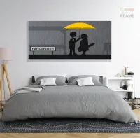 Quadro Decorativo How I Met Your Mother em Tecido Canvas 130x60 - Foto 6