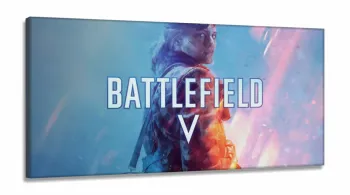 Quadro Decorativo Jogo-battlefield em tecido canvas 130x60 Jogos m02