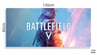 Quadro Decorativo Jogo-battlefield em tecido canvas 130x60 Jogos m02 - Foto 3