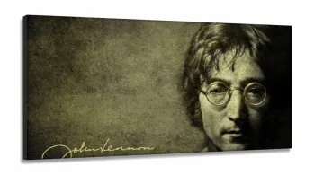 Quadro Decorativo John Lennon em tecido canvas 130x60