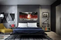 Quadro Decorativo LeBron-James em tecido canvas 130x60  cm em tecido - Foto 4