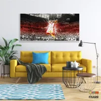 Quadro Decorativo LeBron-James em tecido canvas 130x60  cm em tecido - Foto 7